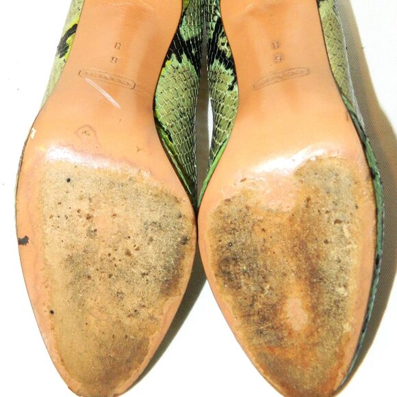 Coach Embossed Python Pumps - Picture 8 of 9